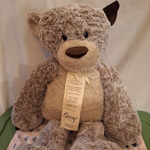 Perfect 4 Christmas Extra Large Demdaco Giving Bear BRAND NEW w/ tag. SUPER SOFT